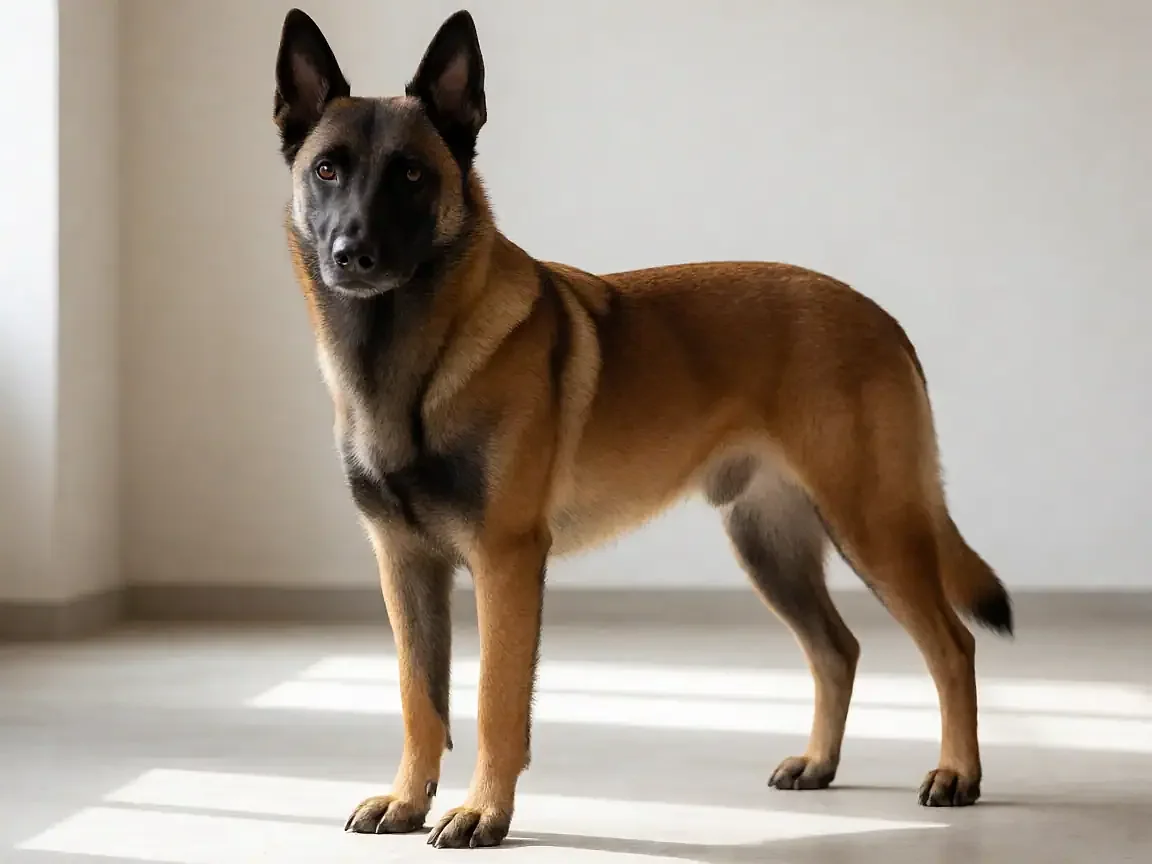 比利时牧羊犬外形参考图片