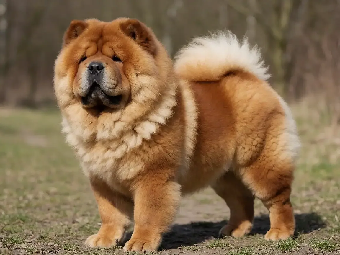 松狮犬外形参考图片