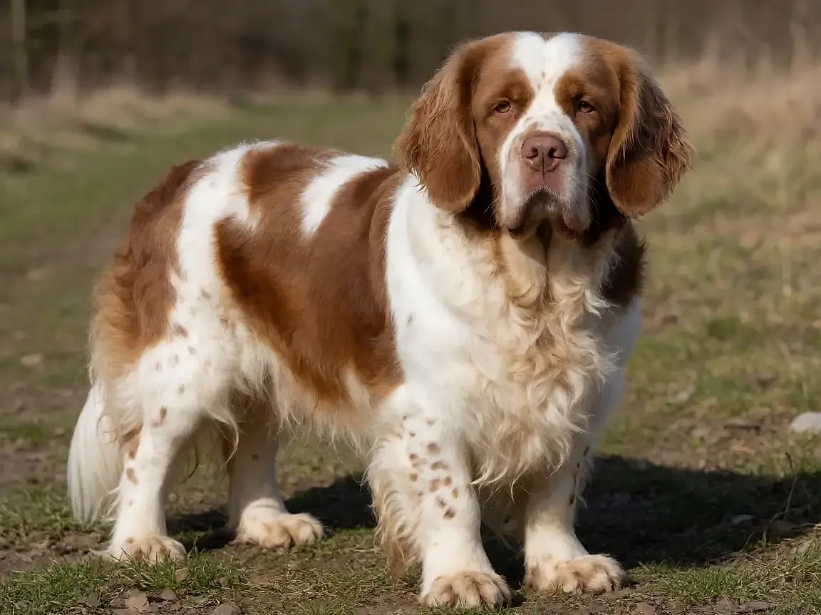 克伦伯猎鹬犬外形参考图片