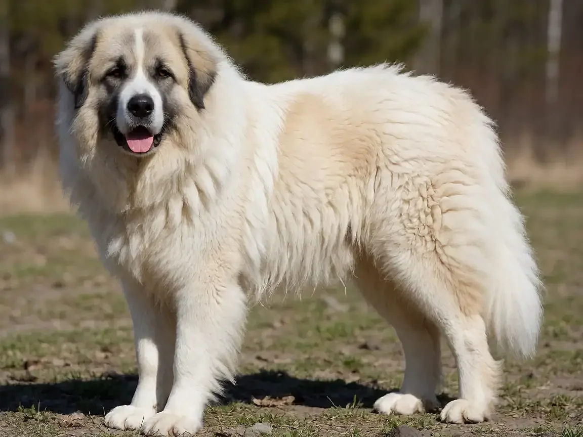 大白熊犬外形参考图片