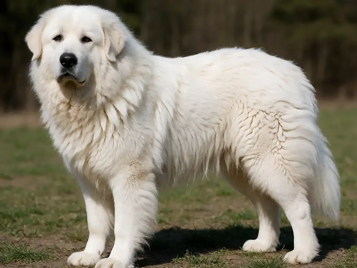 库瓦斯犬外形参考图片