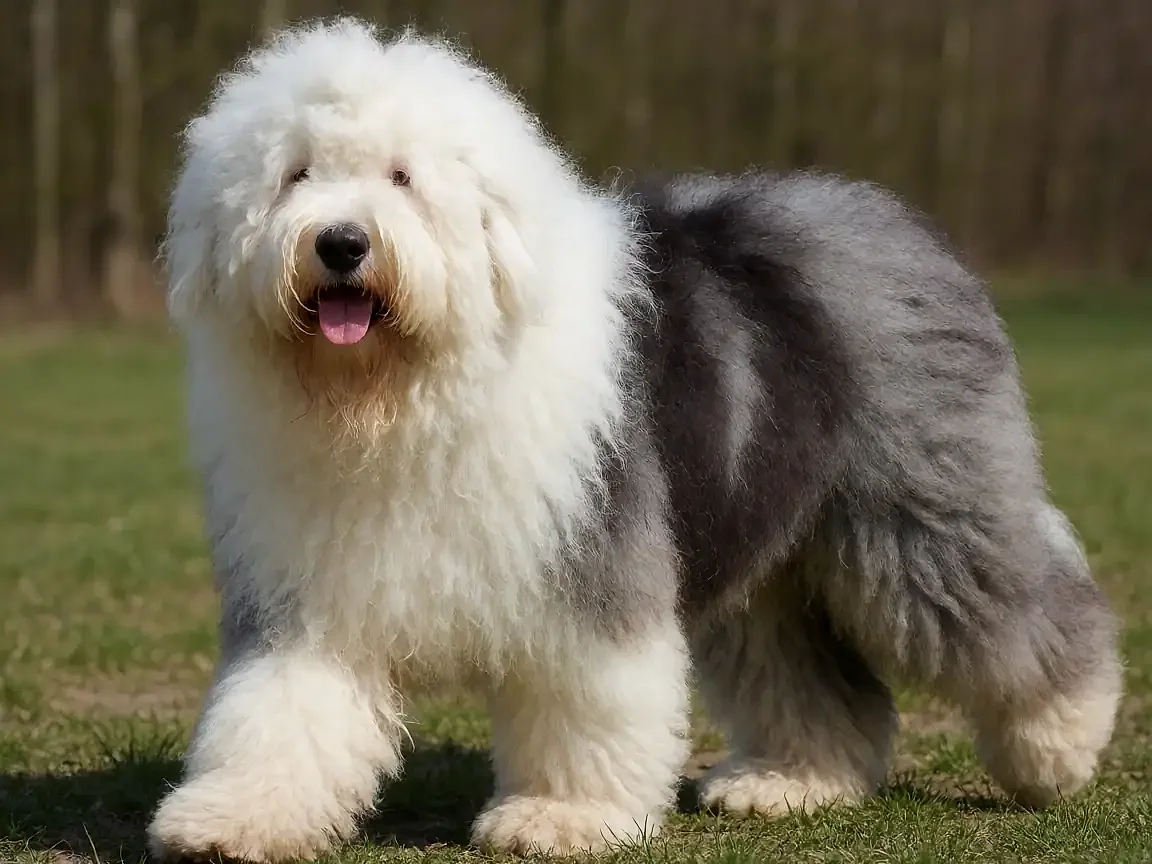 古代英国牧羊犬外形参考图片