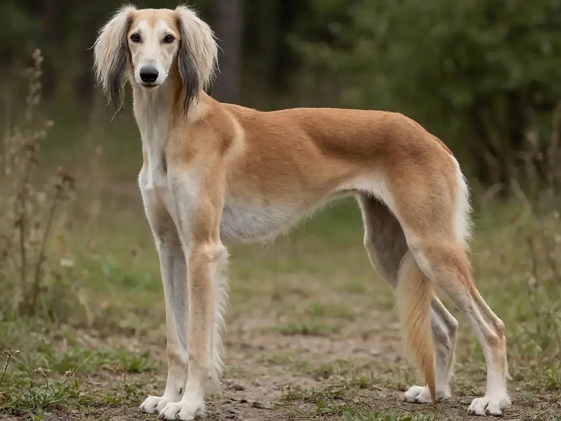 萨路基猎犬外形参考图片