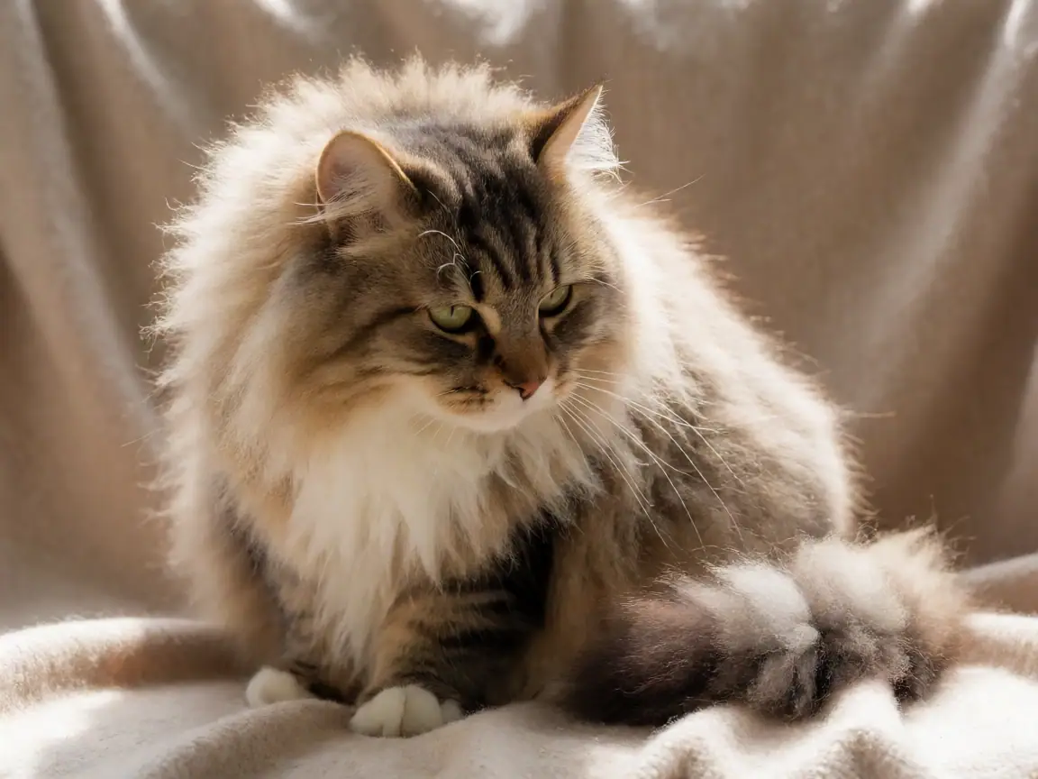 高地猫(长毛)外形参考图片