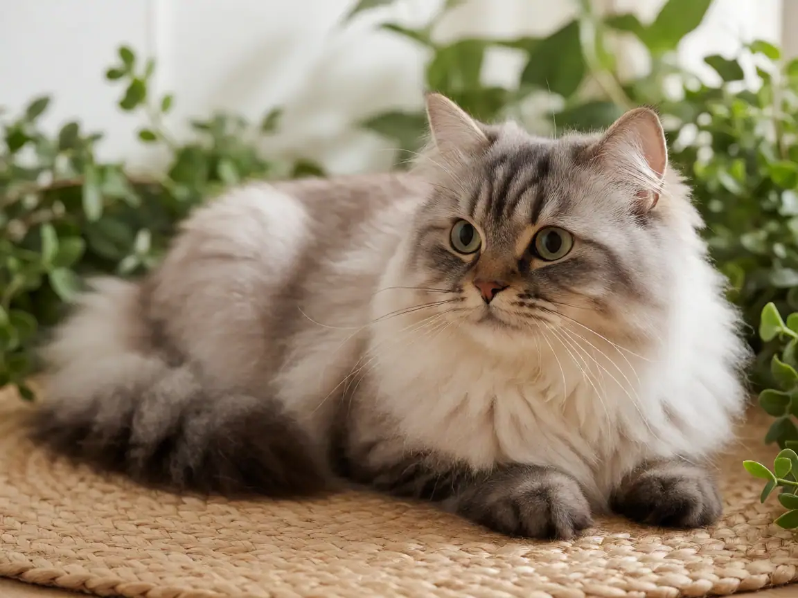 日本短尾猫（长毛）外形参考图片