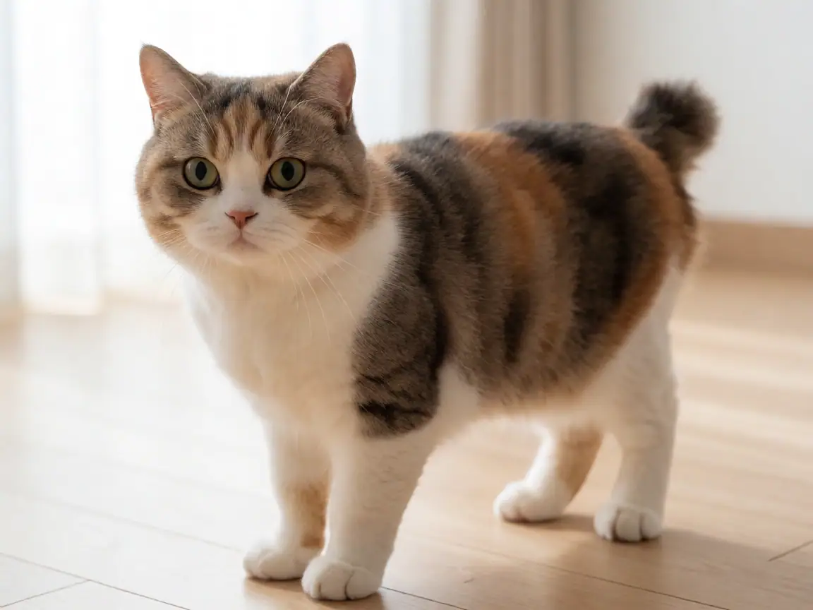 日本短尾猫（短毛）外形参考图片