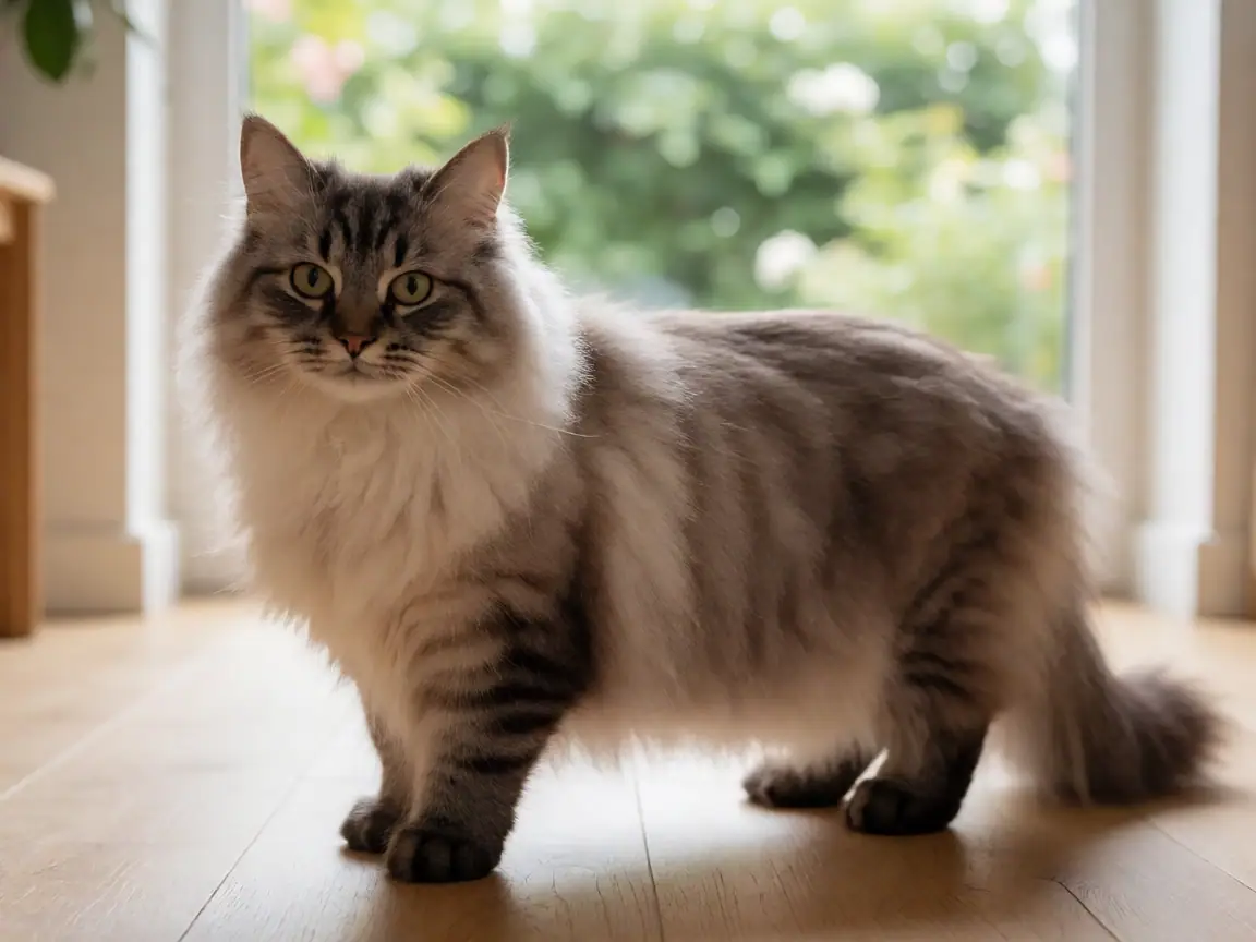卡累利阿短尾猫（长毛）外形参考图片