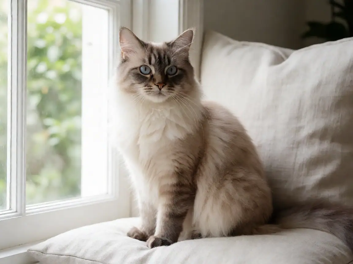 东方长毛猫外形参考图片