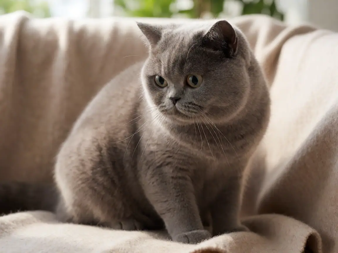 苏格兰立耳猫（短毛）外形参考图片