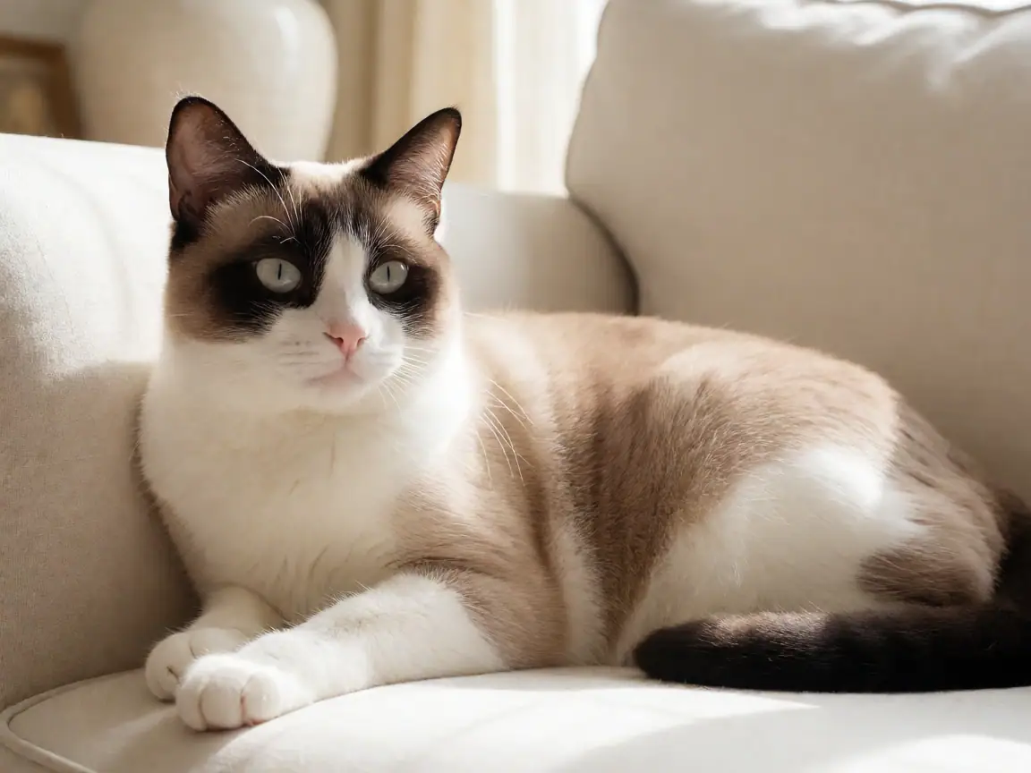 雪鞋猫外形参考图片