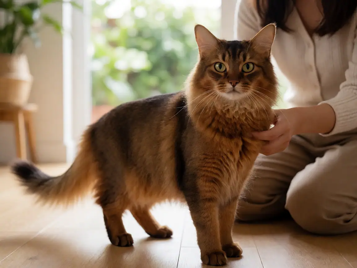 索马里猫外形参考图片
