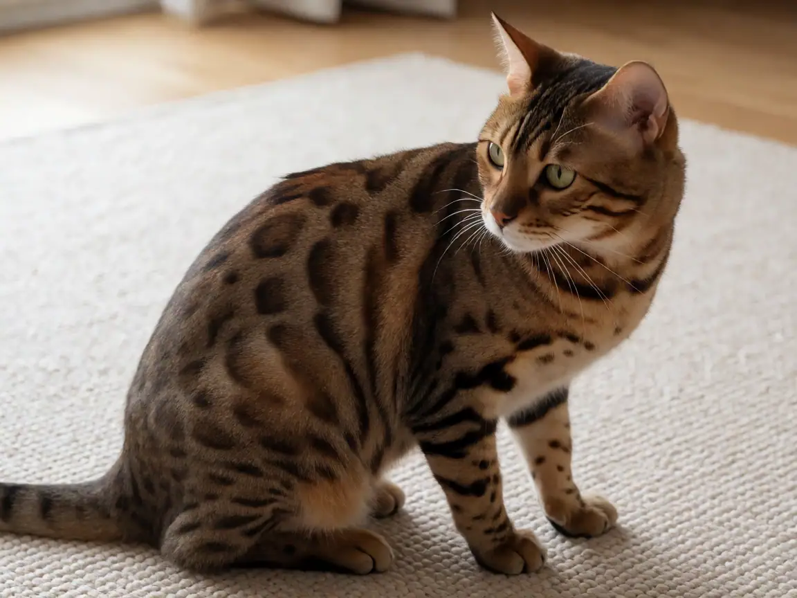 孟加拉猫外形参考图片