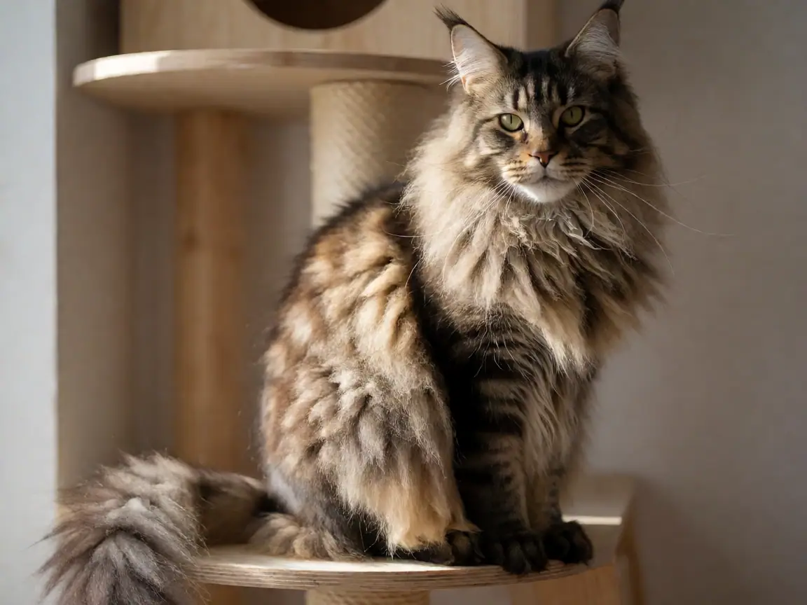 缅因猫外形参考图片
