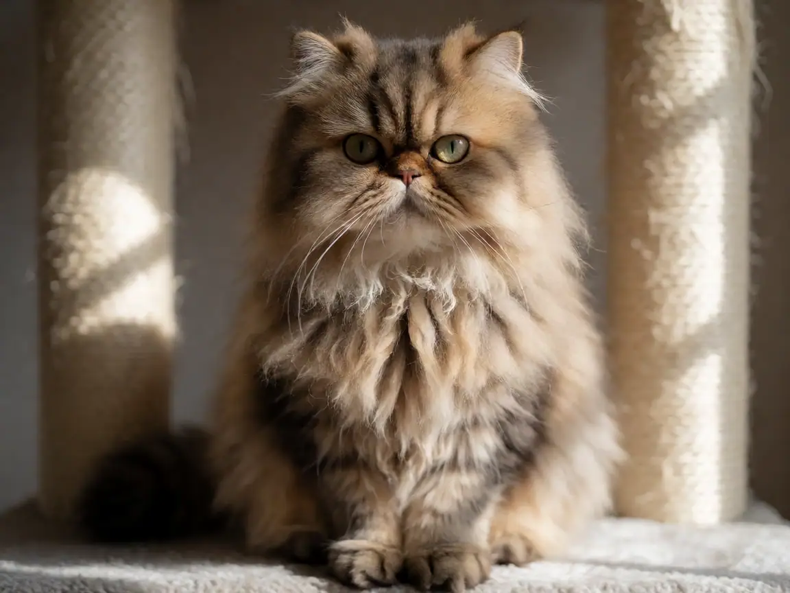 波斯猫外形参考图片