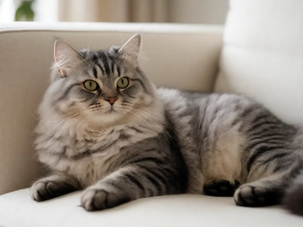 西伯利亚猫外形参考图片
