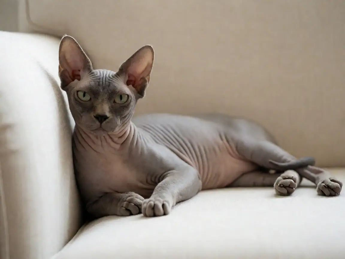 斯芬克斯猫外形参考图片