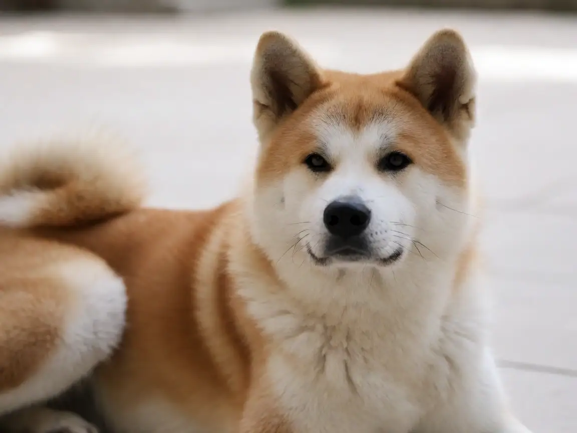 秋田犬外形参考图片