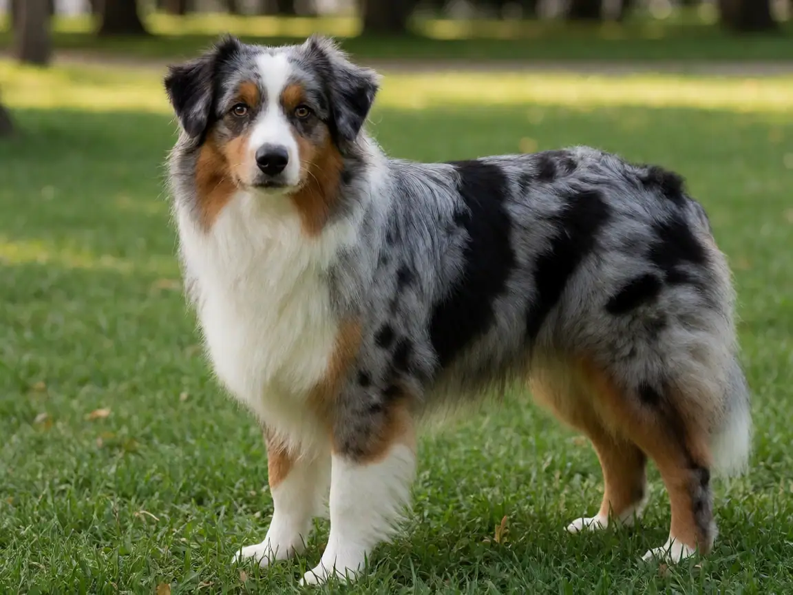 澳大利亚牧羊犬外形参考图片