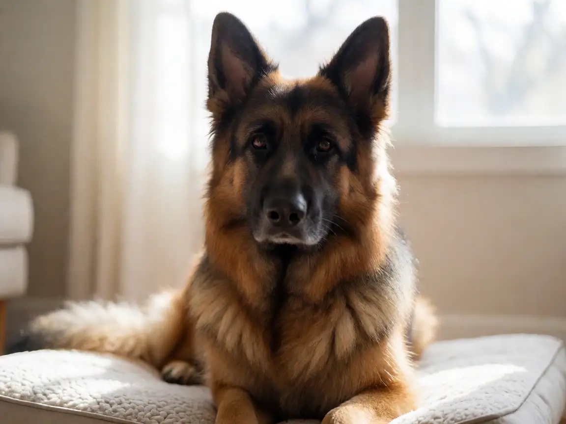 德国牧羊犬外形参考图片