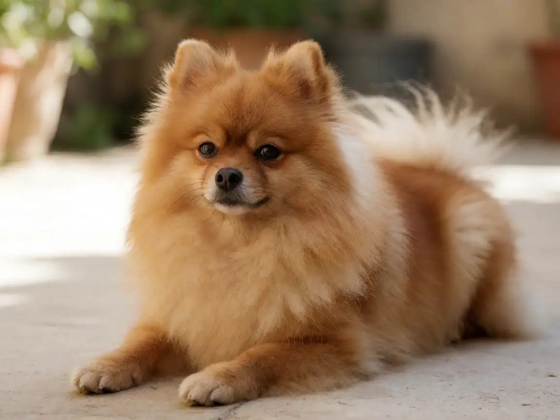 博美犬外形参考图片