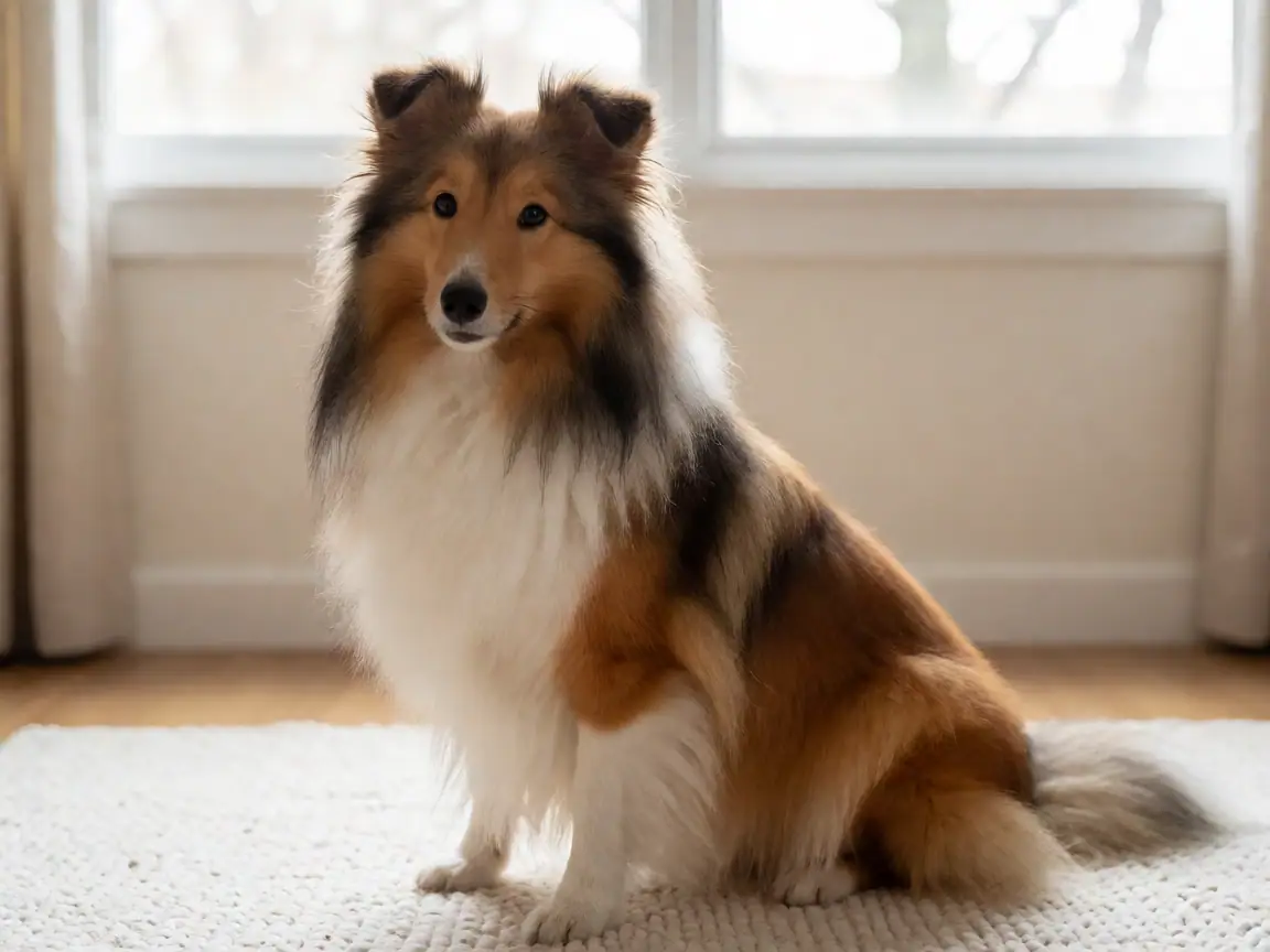 喜乐蒂牧羊犬外形参考图片